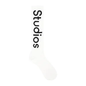 Acne Studios Logo Jacquard Socks