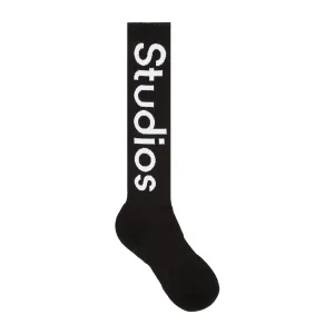 Acne Studios Logo Jacquard Socks
