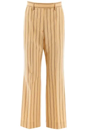 Acne Studios Striped Cropped Trousers