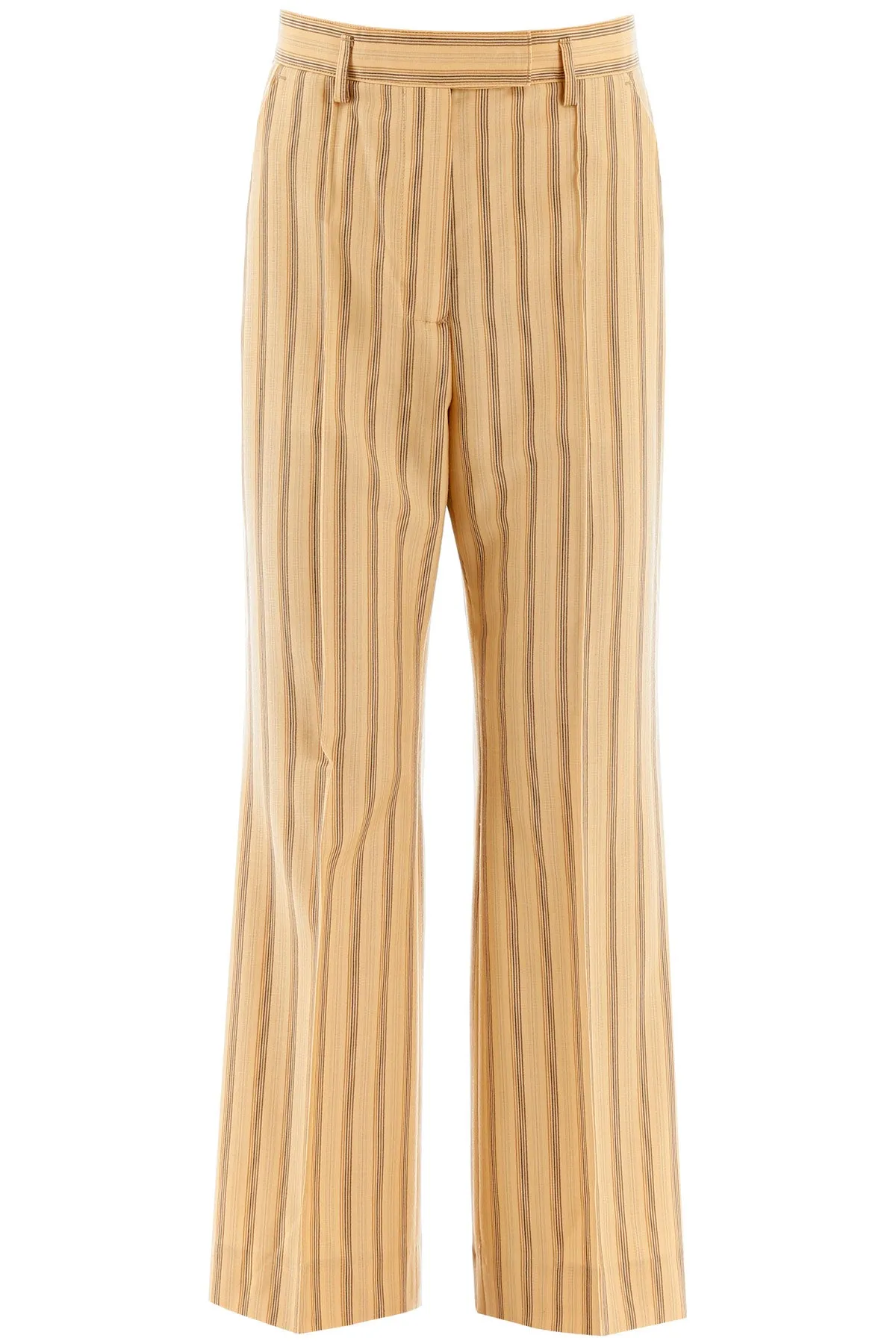 Acne Studios Striped Cropped Trousers