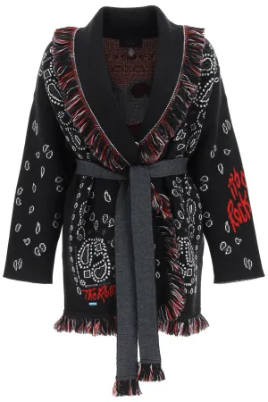 Alanui Tie Waist Knit Cardigan