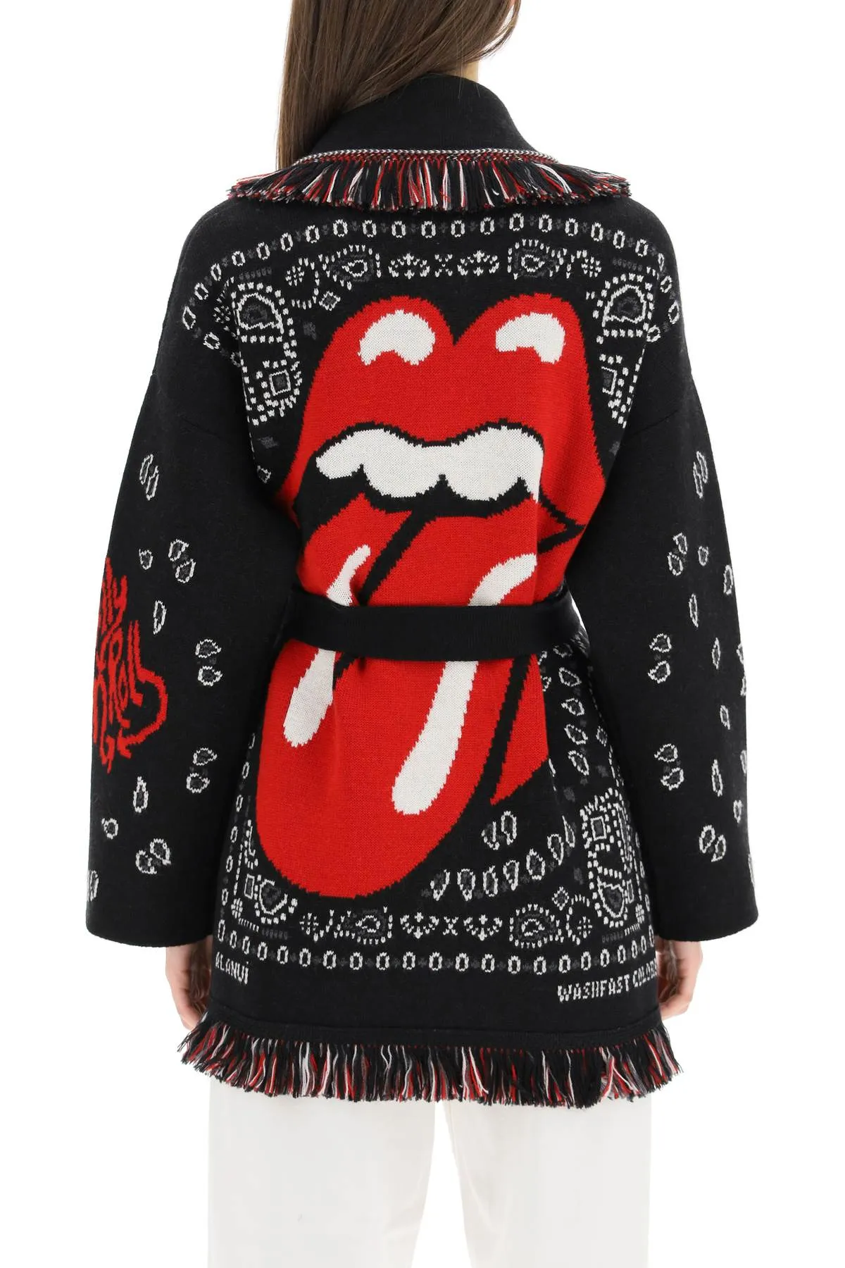 Alanui Tie Waist Knit Cardigan