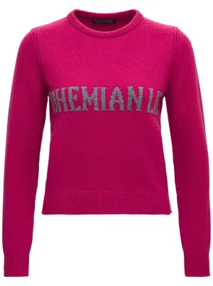 Alberta Ferretti Bohemian Life Crewneck Sweater