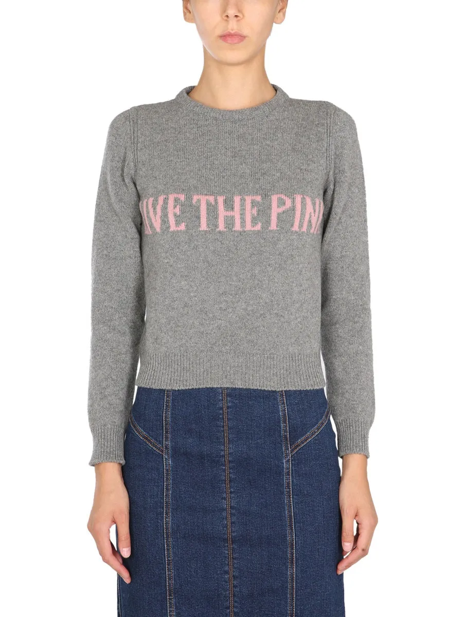 Alberta Ferretti Live The Pink Sweater