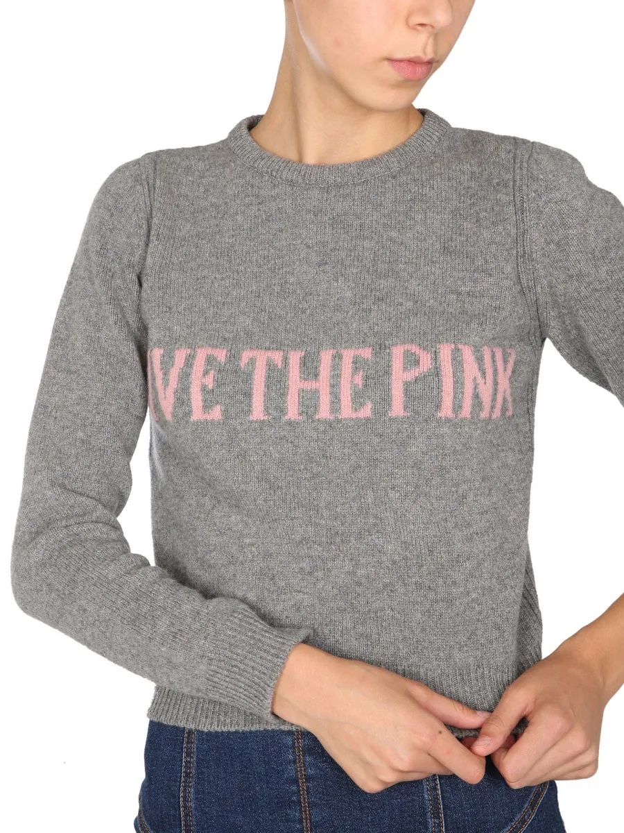 Alberta Ferretti Live The Pink Sweater