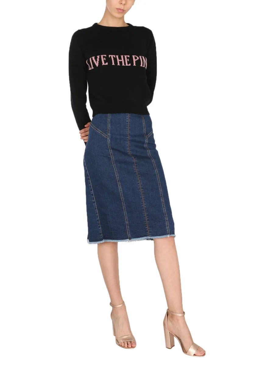 Alberta Ferretti Live The Pink Sweater