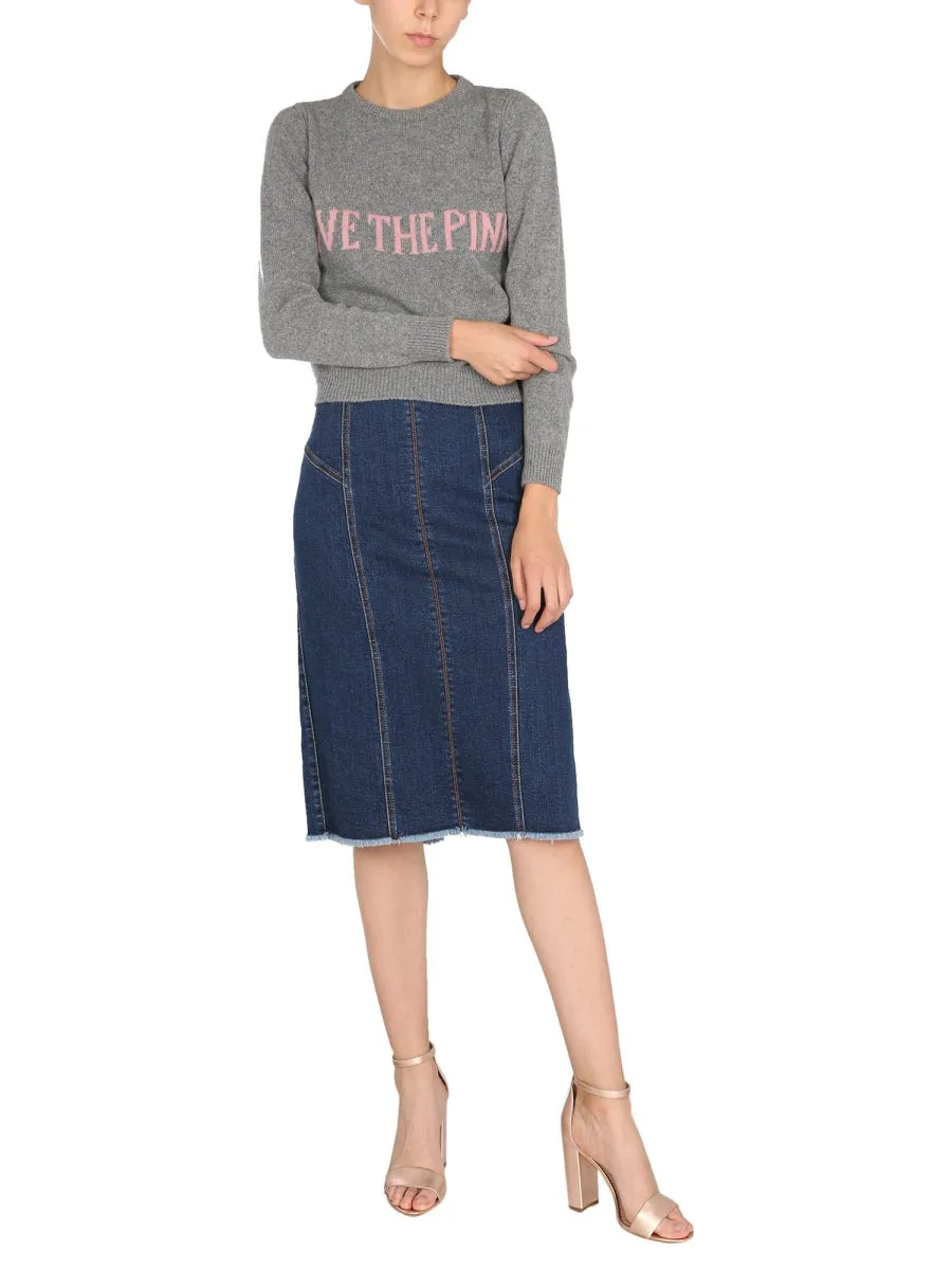 Alberta Ferretti Live The Pink Sweater