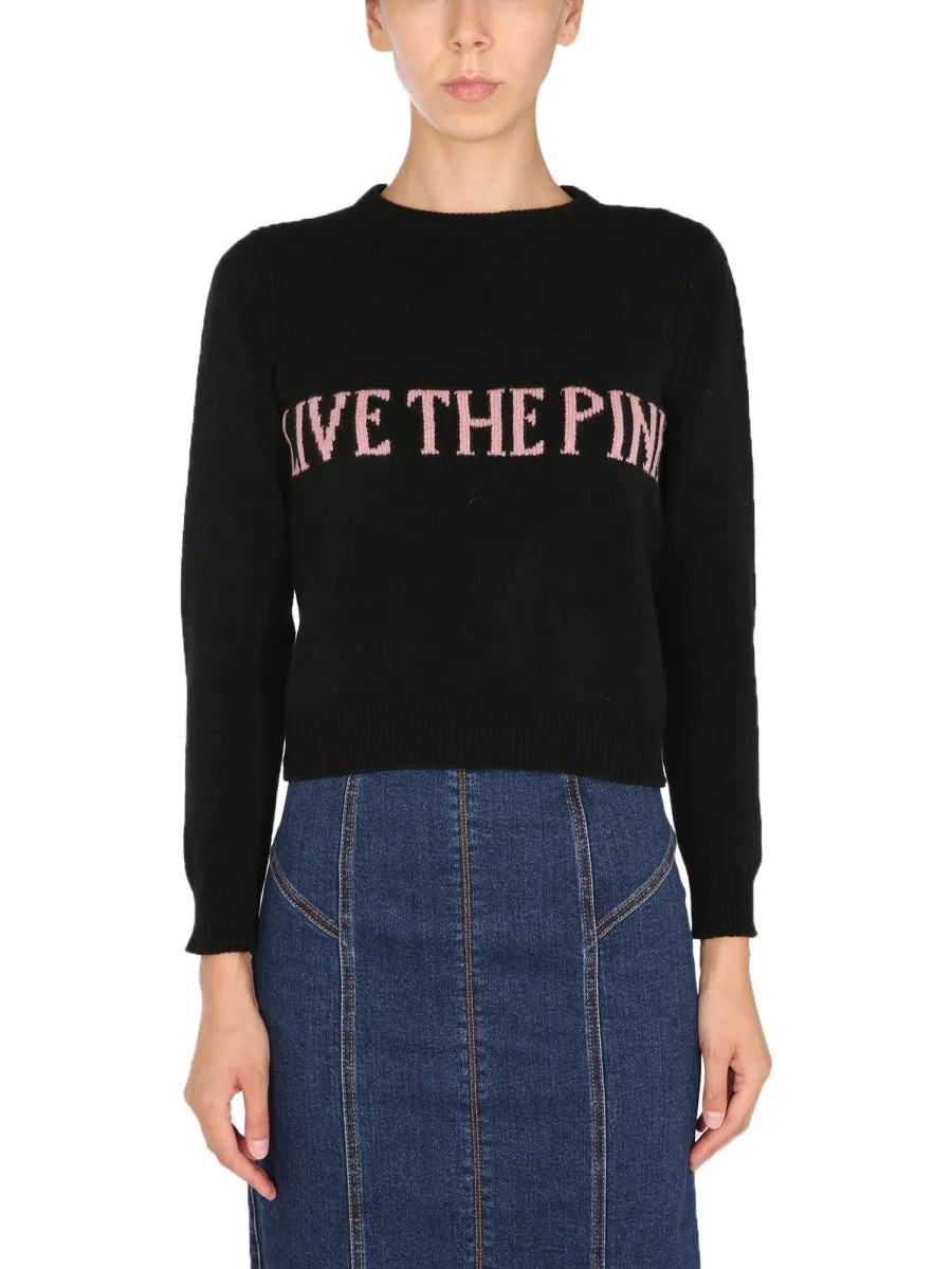 Alberta Ferretti Live The Pink Sweater