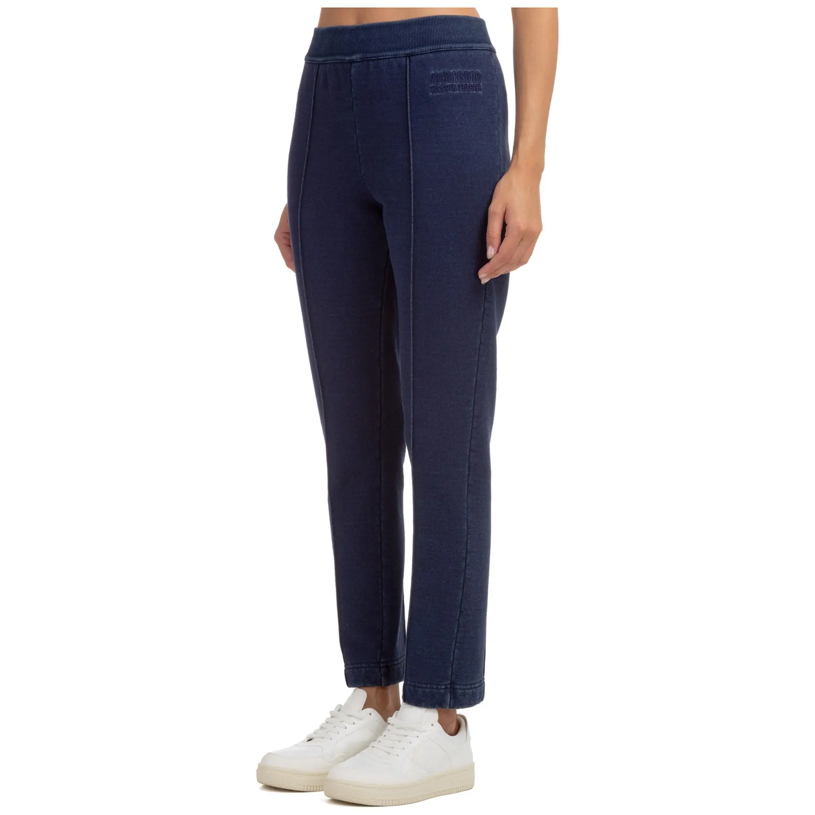 Alberta Ferretti Logo Embroidered Trousers