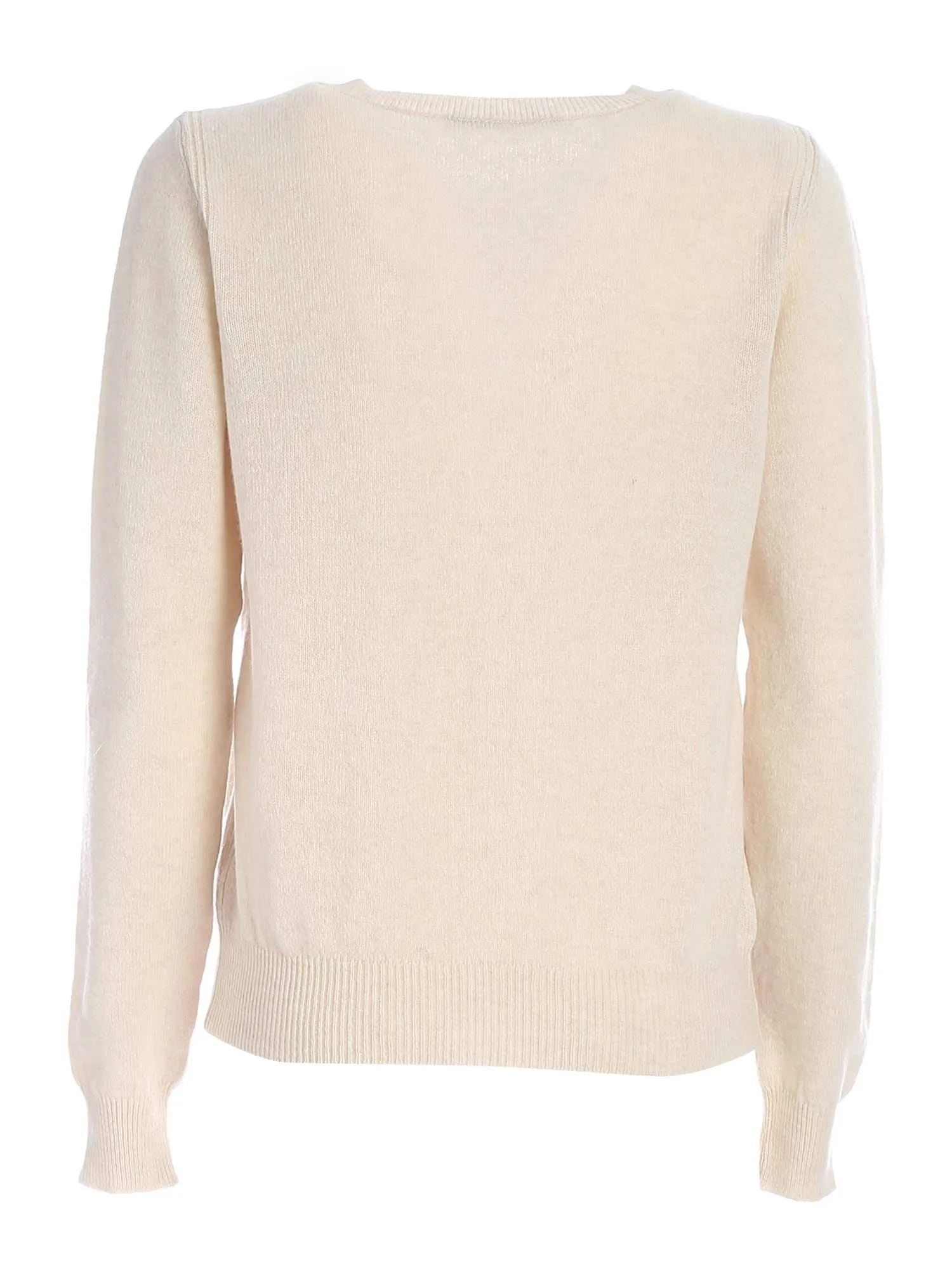 Alberta Ferretti Logo Intarsia Crewneck Sweater