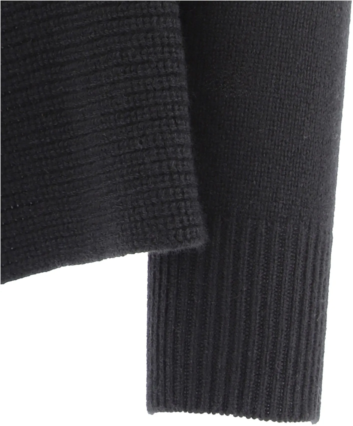 Alexander McQueen Asymmetric Hem Knit Sweater