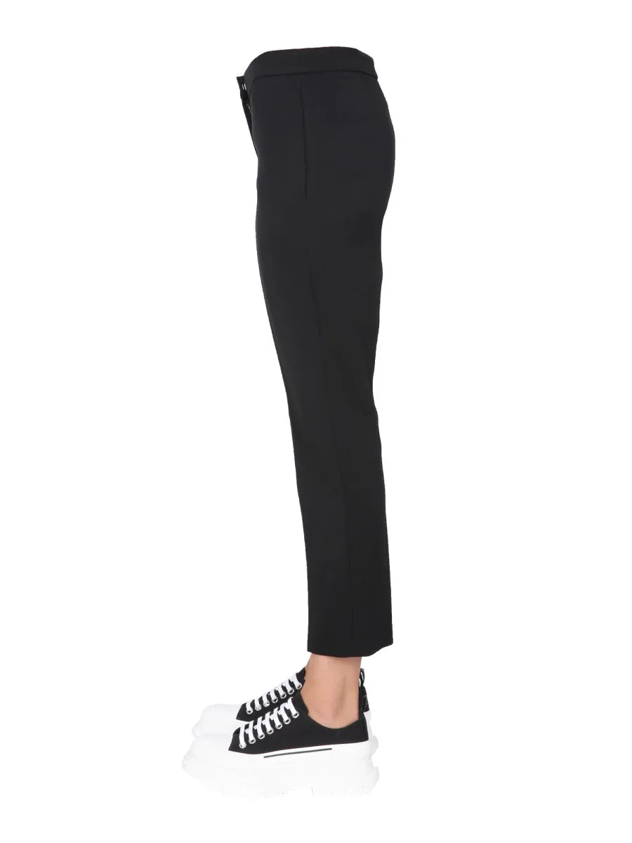 Alexander McQueen Cropped Straight-Leg Trousers