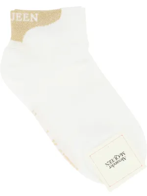 Alexander McQueen Logo Ankle Socks