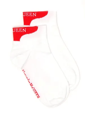 Alexander McQueen Logo Ankle Socks