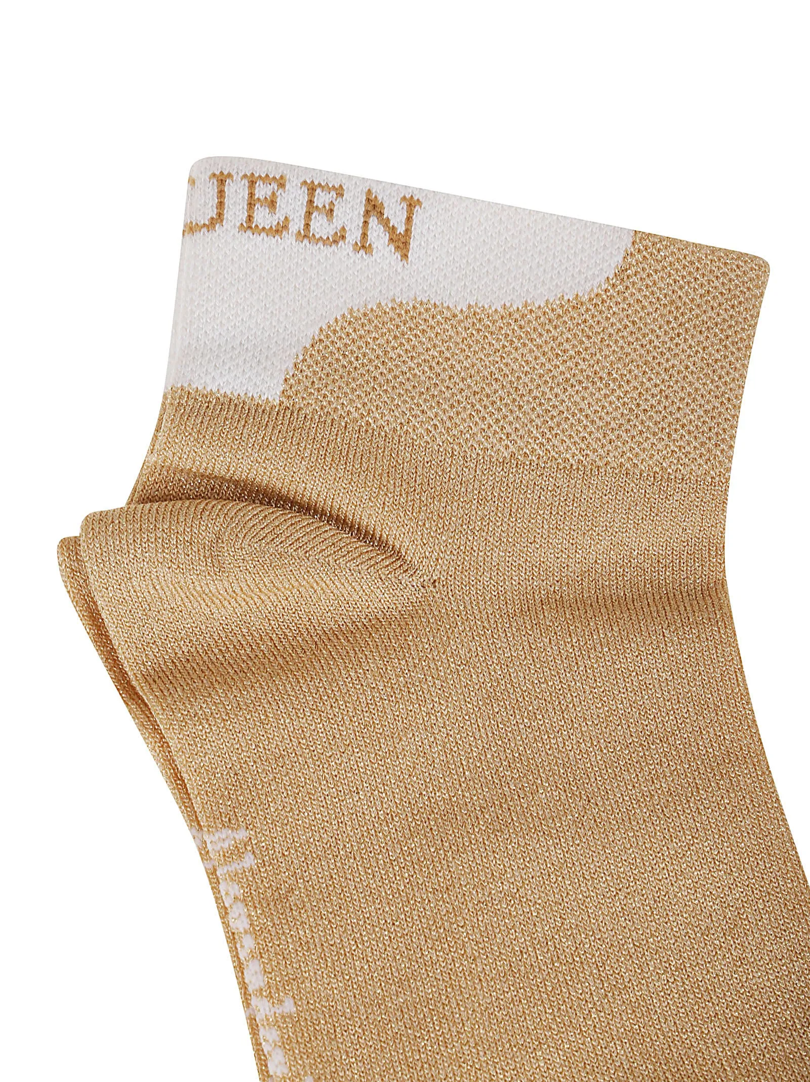 Alexander McQueen Logo Detailed Two-Tone Socks