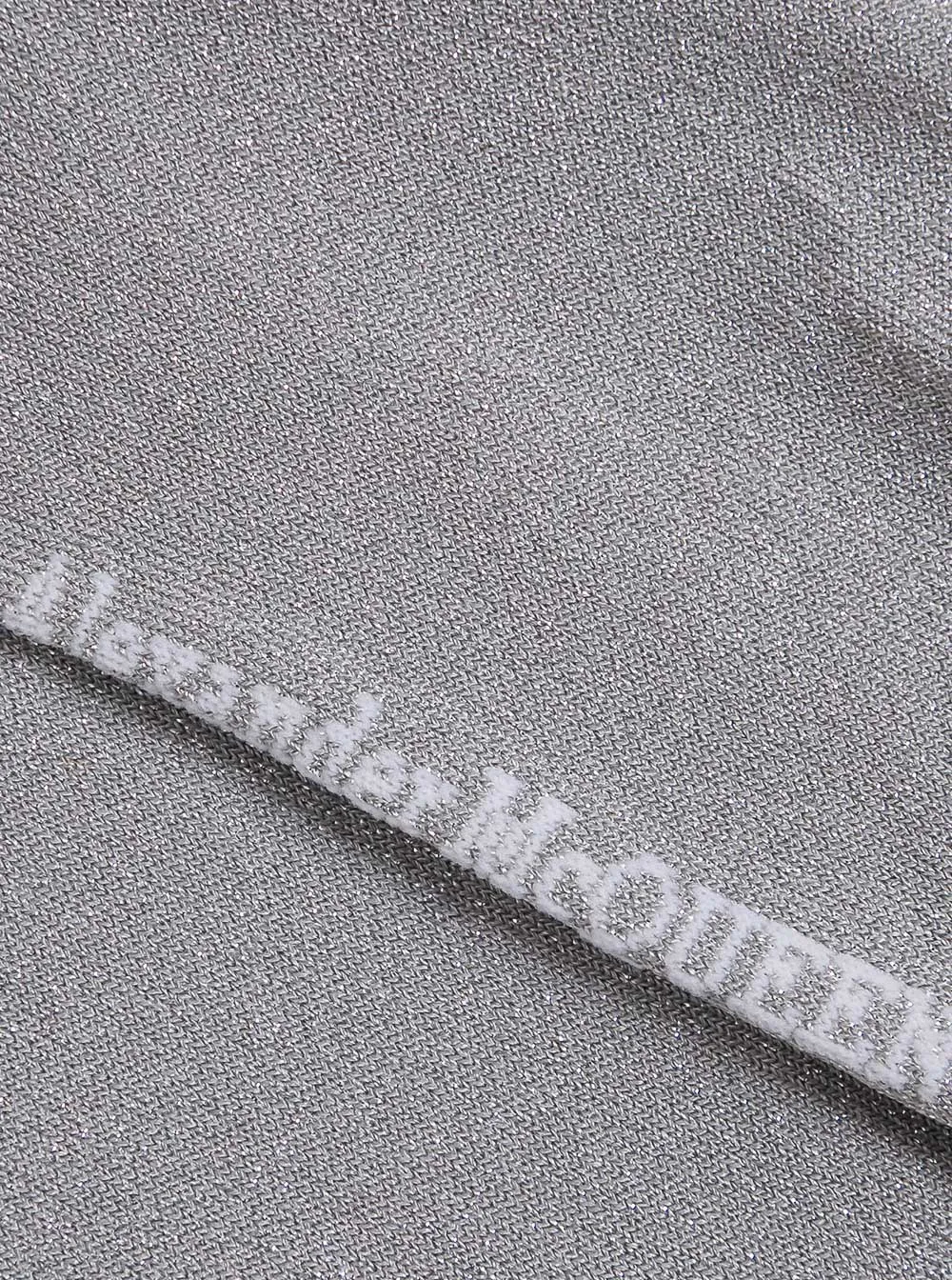 Alexander McQueen Logo Detailed Two-Tone Socks
