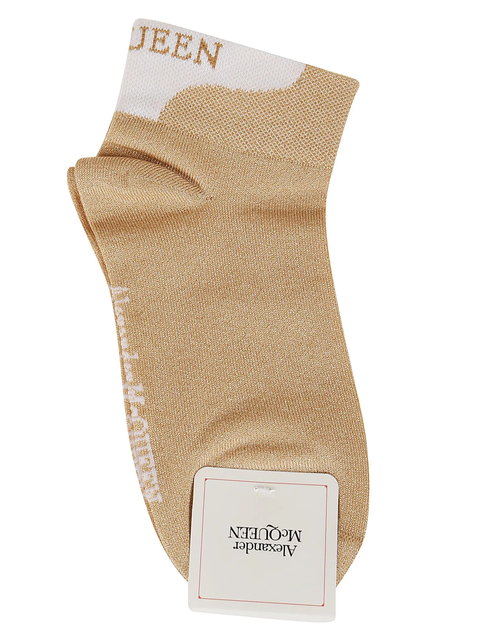 Alexander McQueen Logo Detailed Two-Tone Socks