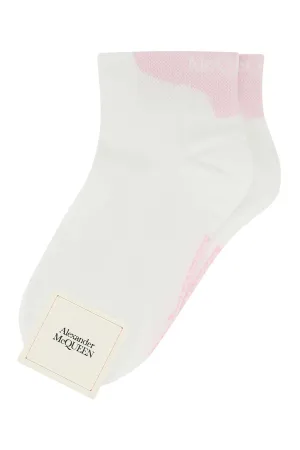 Alexander McQueen Logo Intarsia Ankle Socks