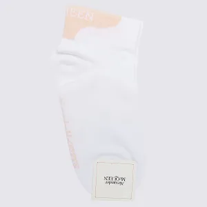 Alexander McQueen Logo Intarsia Ankle Socks