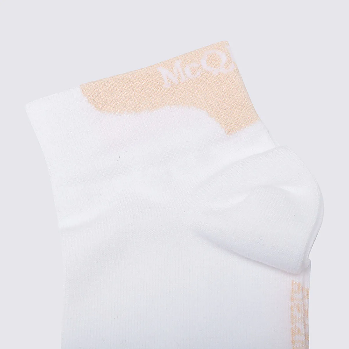 Alexander McQueen Logo Intarsia Ankle Socks