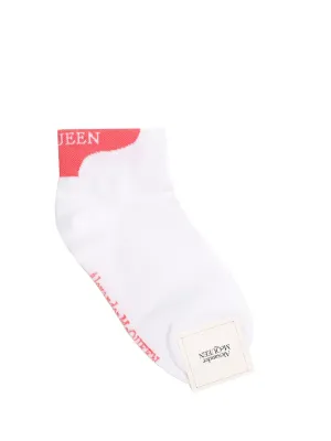 Alexander McQueen Logo Intarsia Ankle Socks