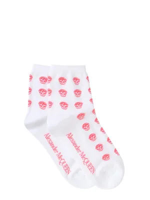 Alexander McQueen Logo Intarsia Crew Socks