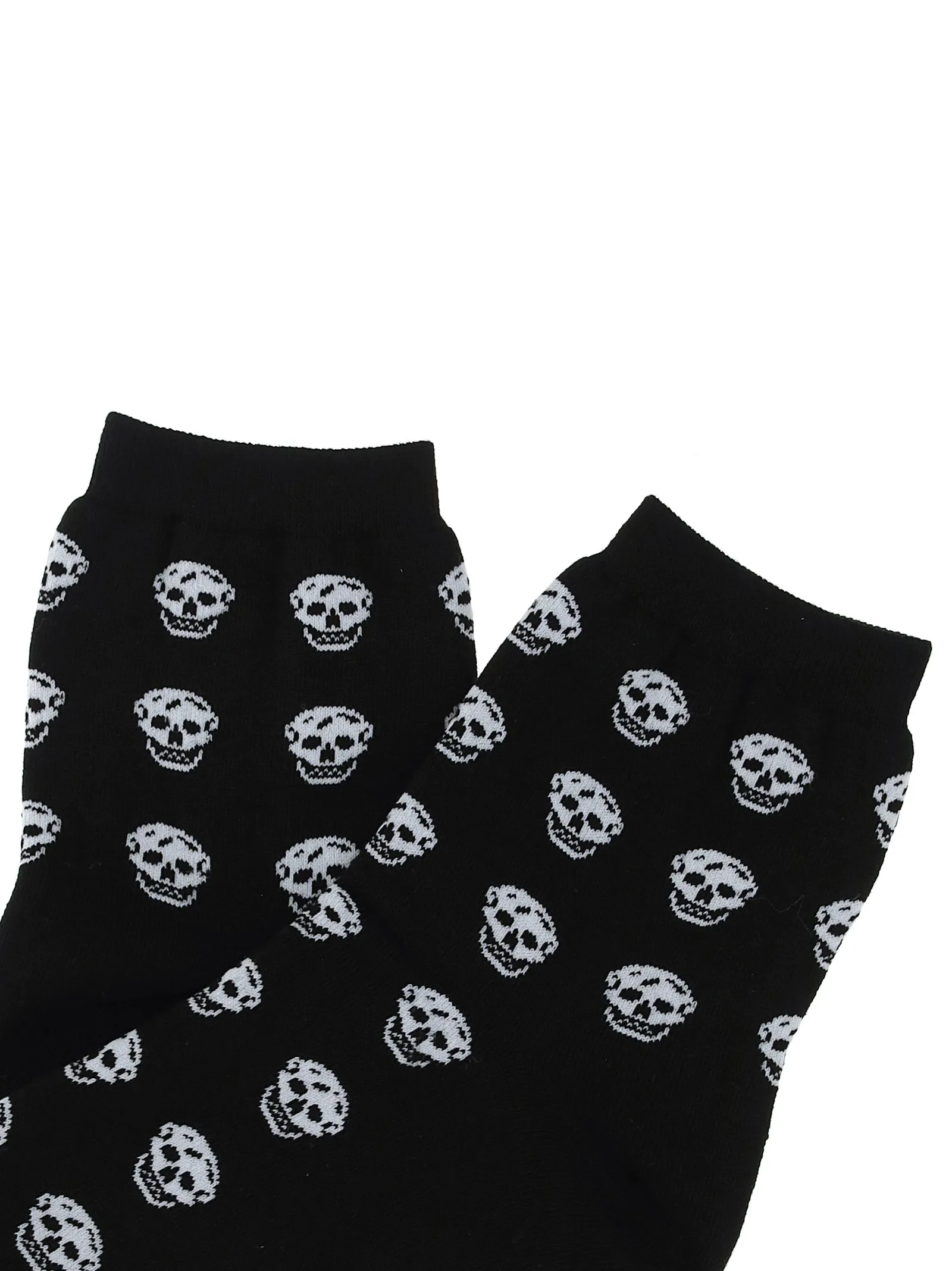 Alexander McQueen Logo Intarsia Crew Socks
