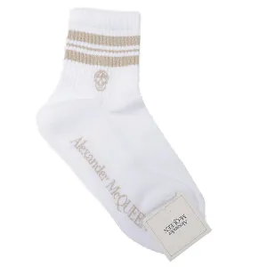 Alexander McQueen Logo Intarsia Knit Socks