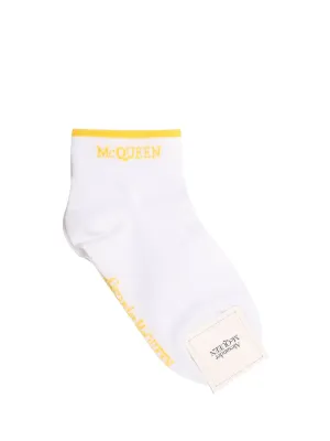 Alexander McQueen Logo Intarsia Socks