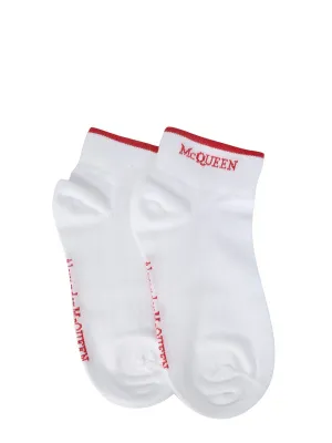 Alexander McQueen Logo Intarsia Socks