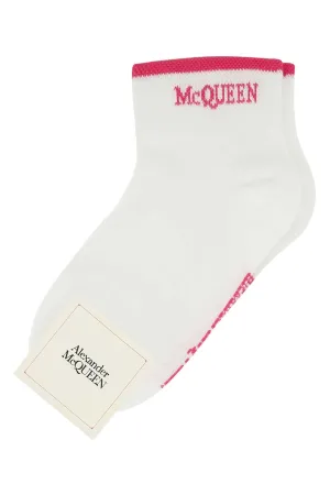 Alexander McQueen Logo Intarsia Socks