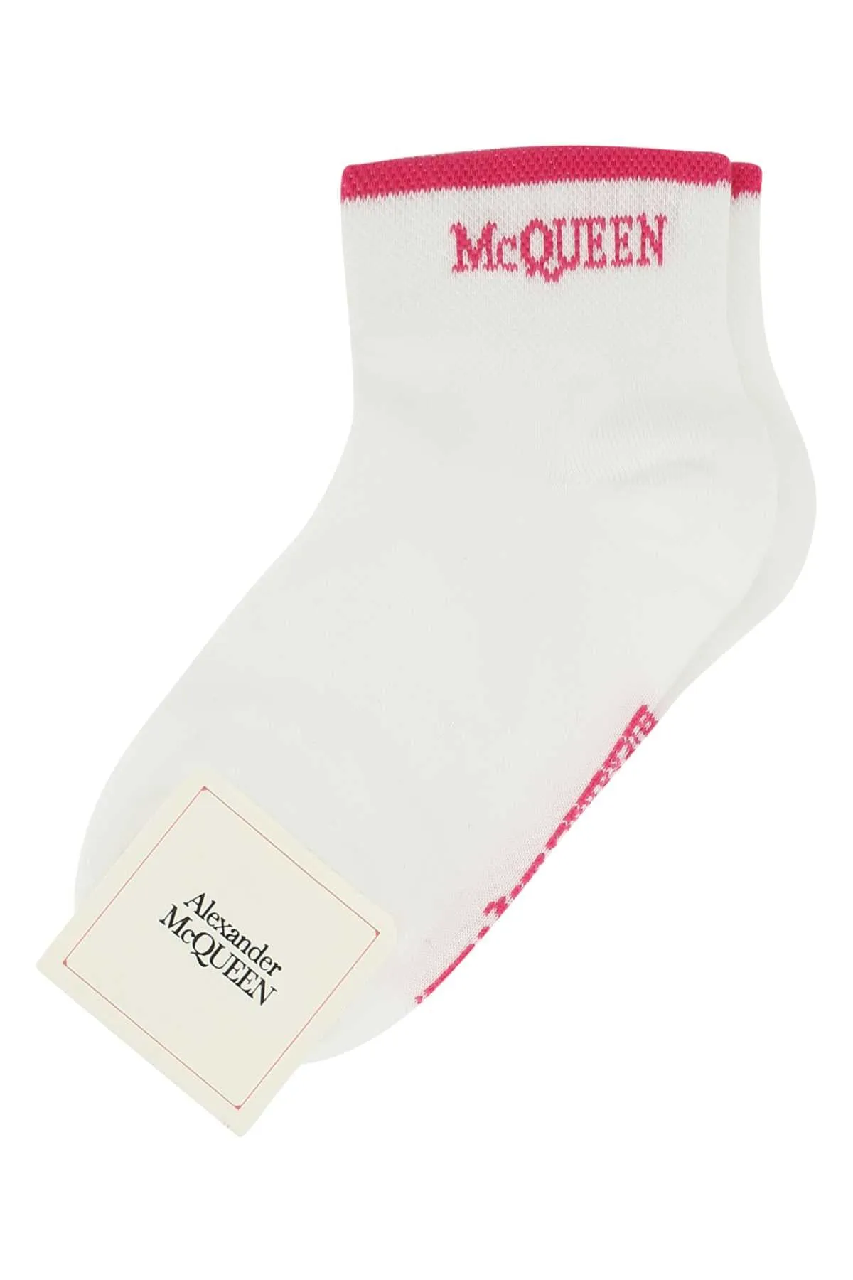 Alexander McQueen Logo Intarsia Socks