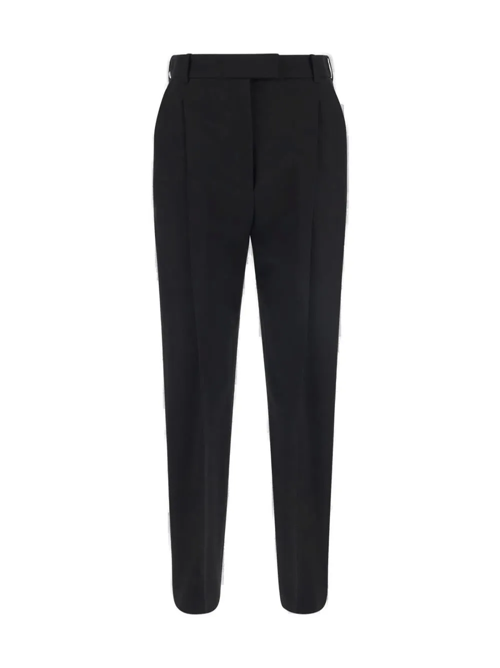 Alexander McQueen Pressed Crease Tapered Trousers