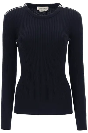 Alexander McQueen Ribbed Crewneck Sweater
