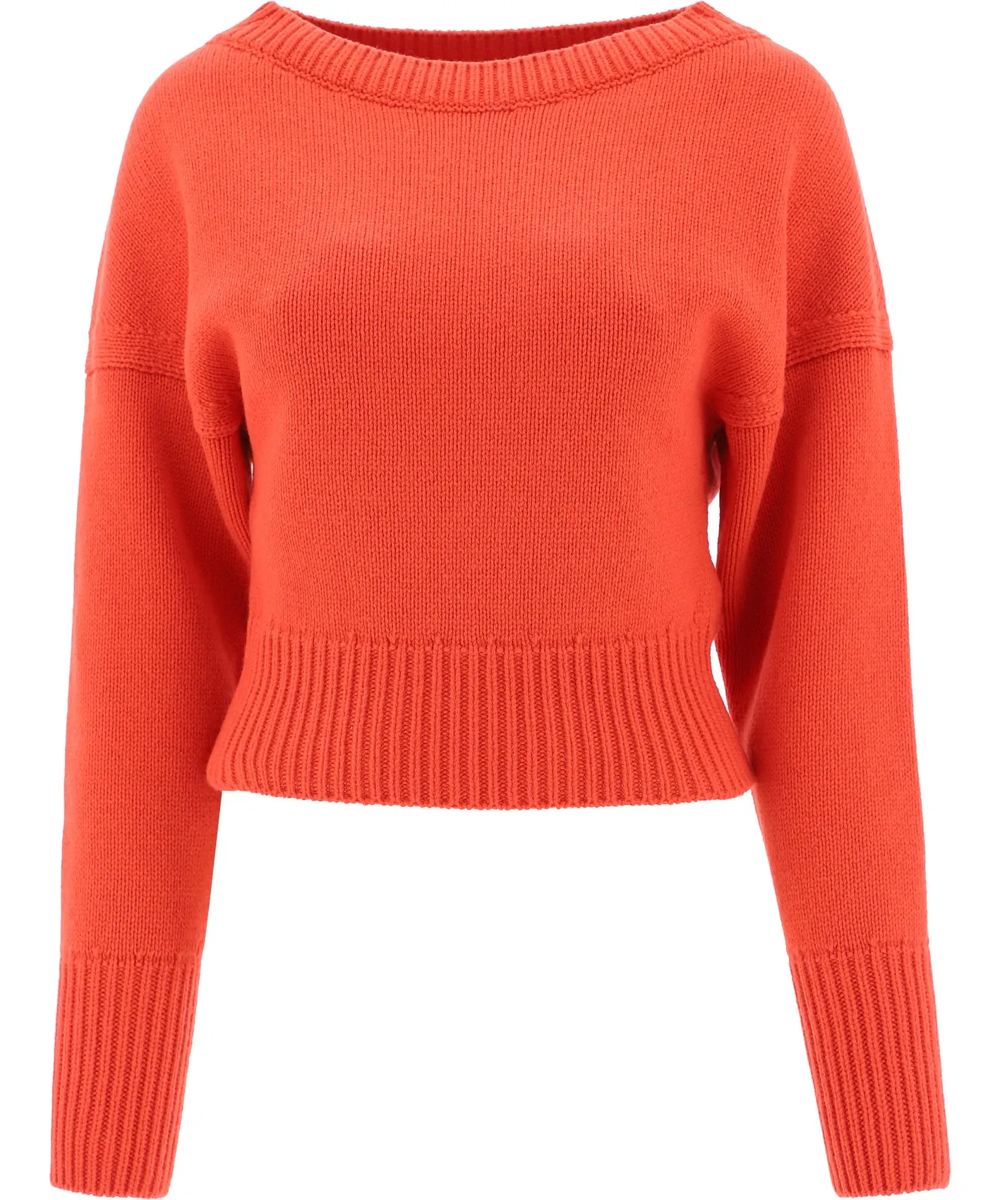 Alexander McQueen Ribbed Hem Knit Sweater