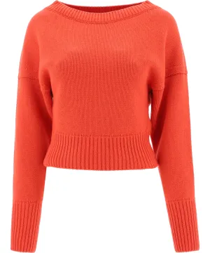 Alexander McQueen Ribbed Hem Knit Sweater