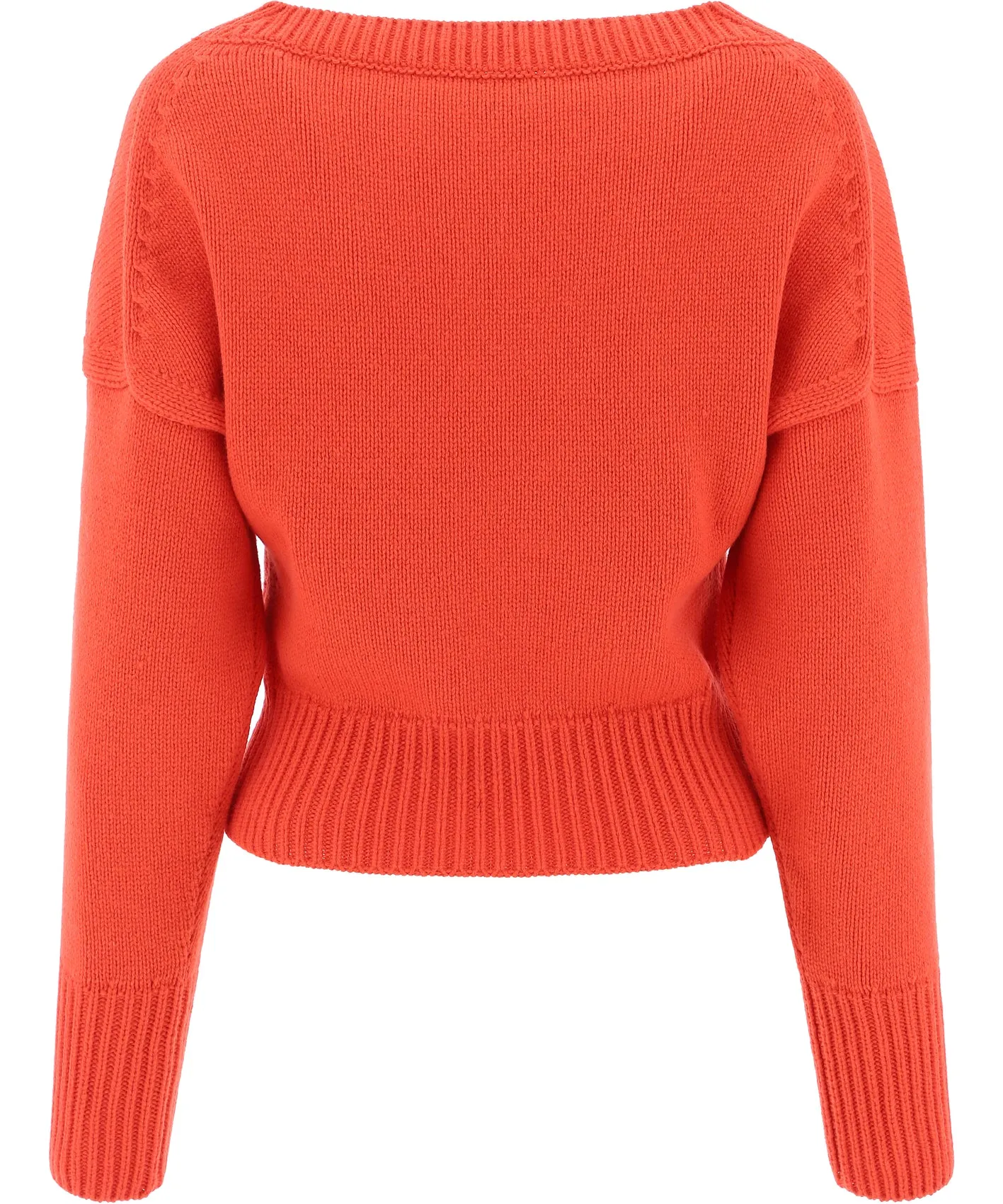 Alexander McQueen Ribbed Hem Knit Sweater