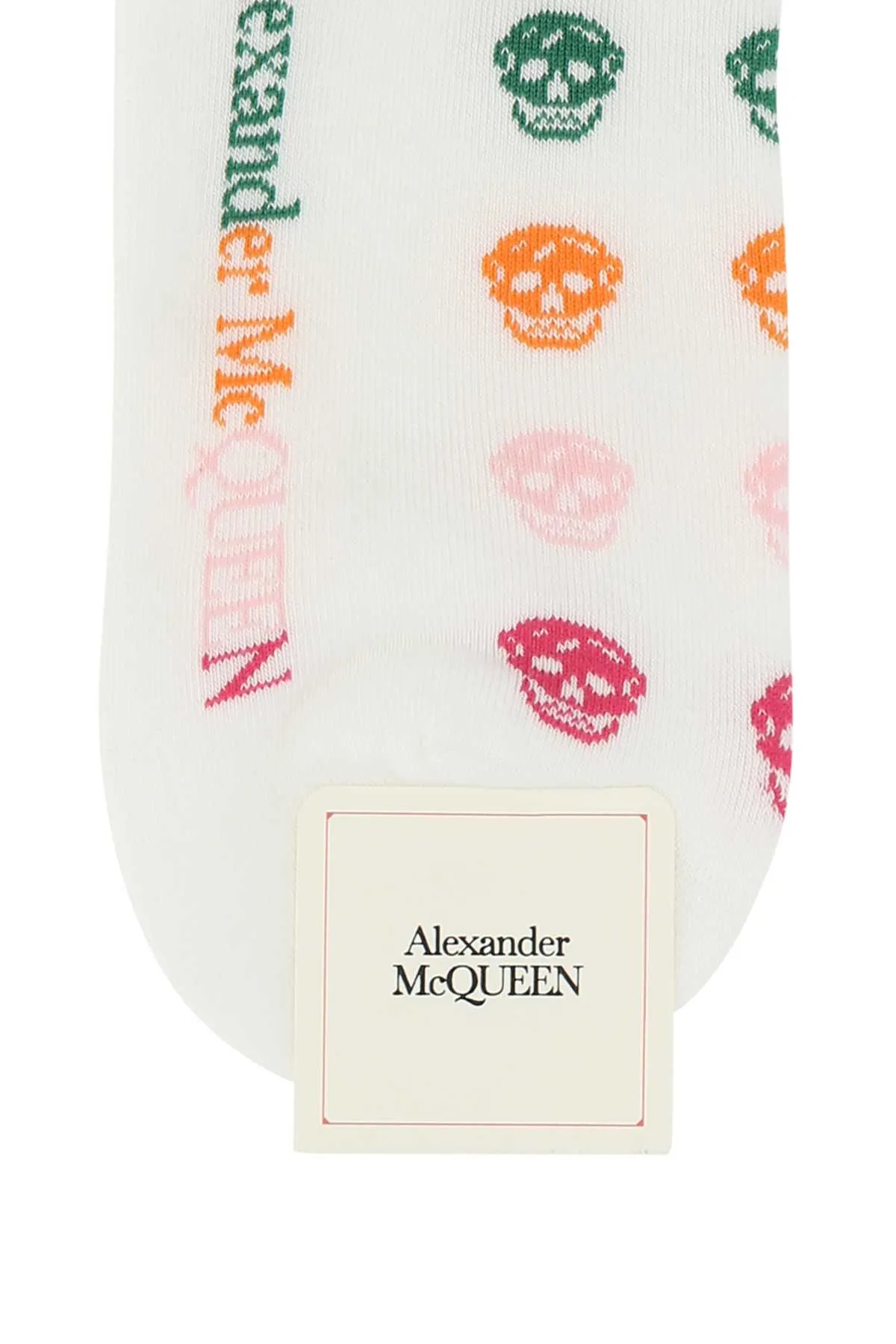 Alexander McQueen Skull Intarsia-Knit Socks