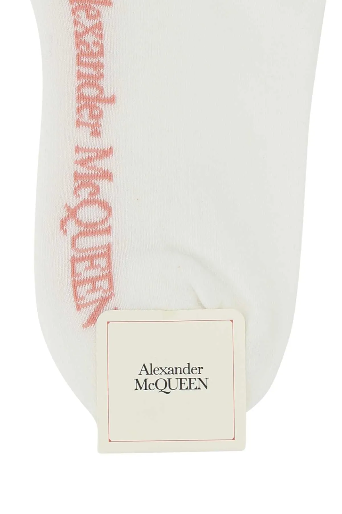 Alexander McQueen Skull Logo Intarsia Socks