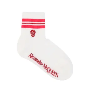 Alexander McQueen Skull Logo Intarsia Socks