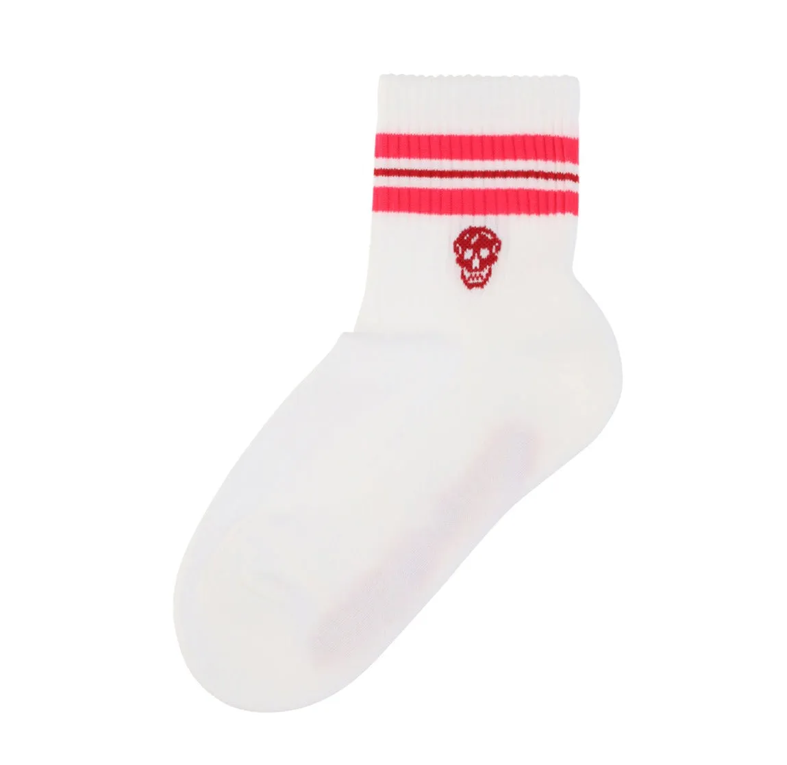 Alexander McQueen Skull Logo Intarsia Socks