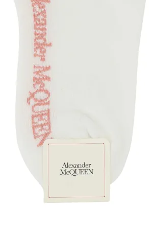 Alexander McQueen Skull Logo Intarsia Socks