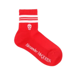 Alexander McQueen Skull Logo Intarsia Socks