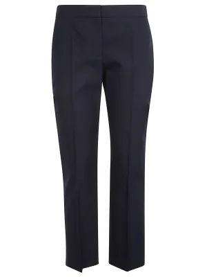 Alexander McQueen Straight-Leg Cropped Trousers