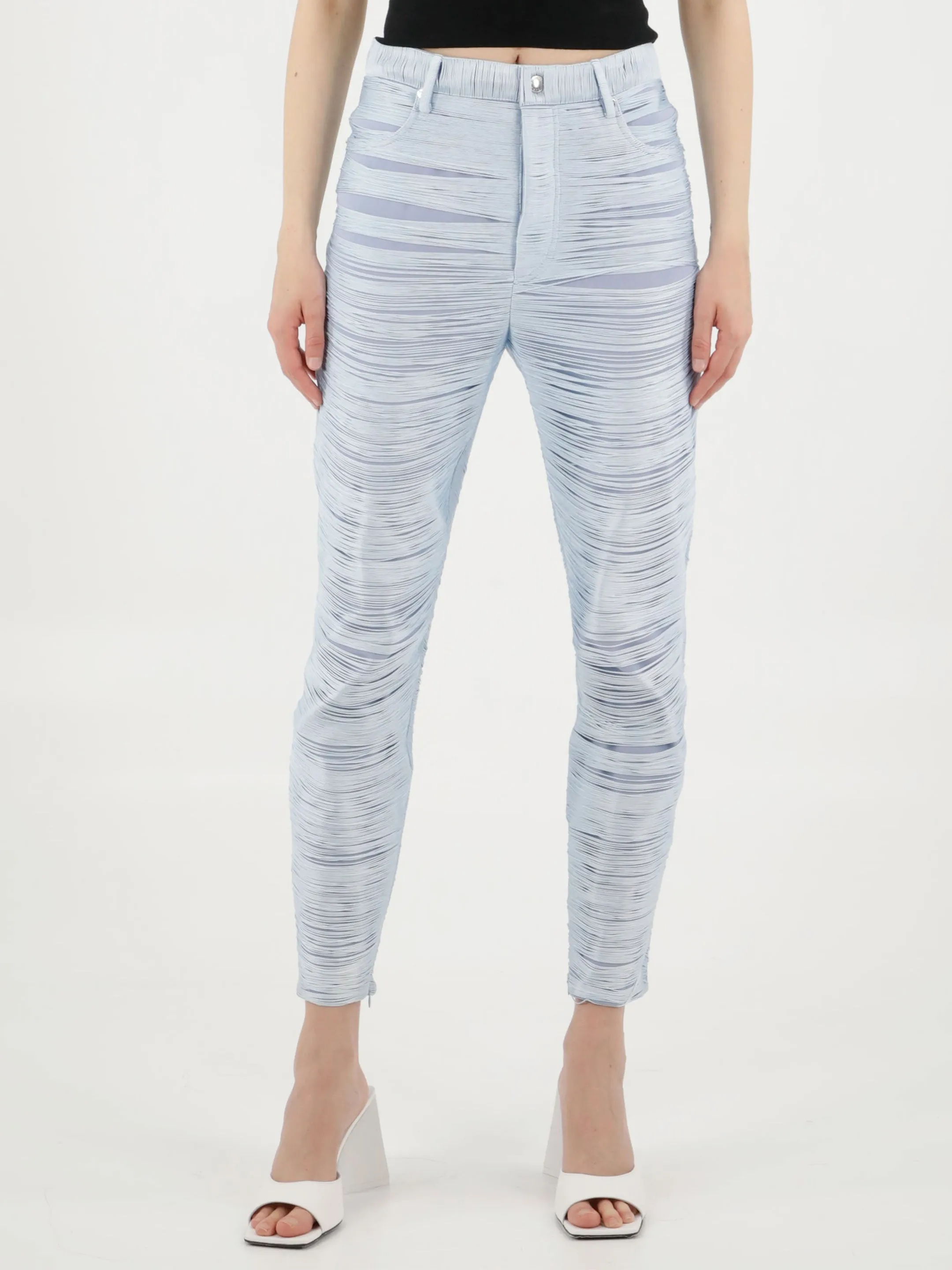 Alexander Wang Fringe Power Mesh Pants