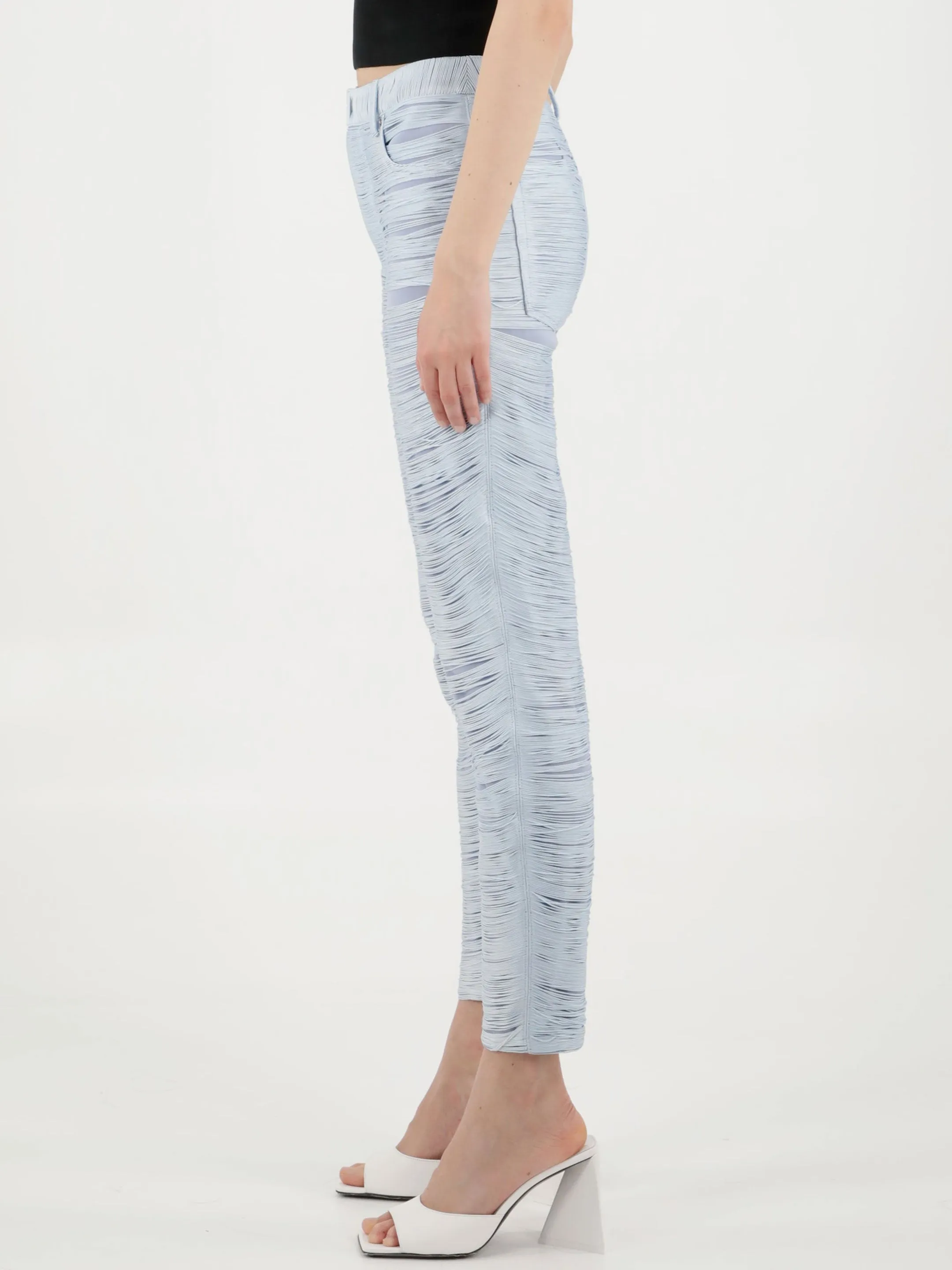 Alexander Wang Fringe Power Mesh Pants