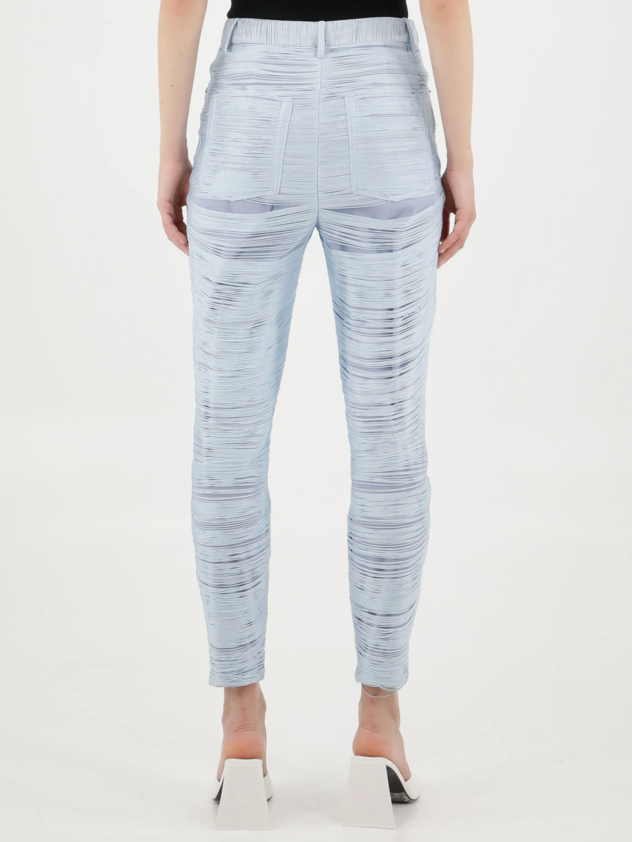 Alexander Wang Fringe Power Mesh Pants