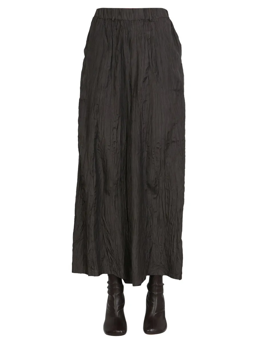 Alysi Ruched Wide Leg Trousers