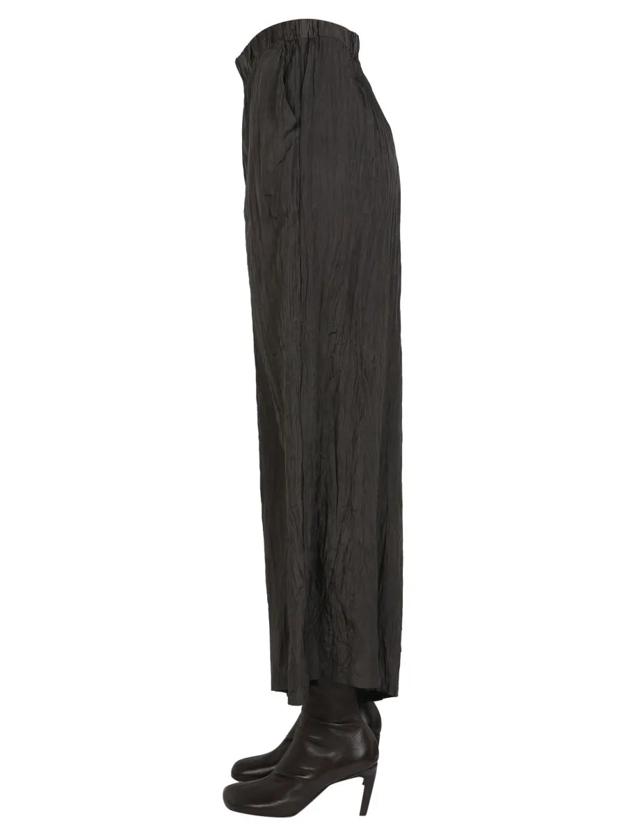 Alysi Ruched Wide Leg Trousers