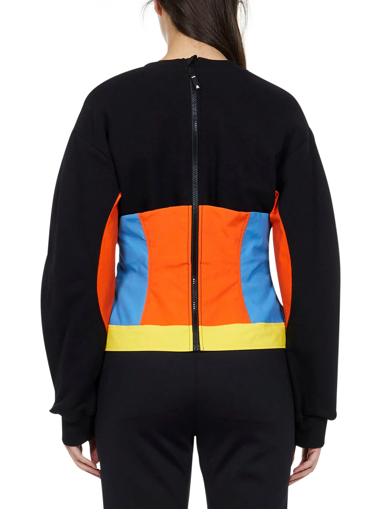 Ambush Colour-Block Panelled Bodice Detailed Sweater